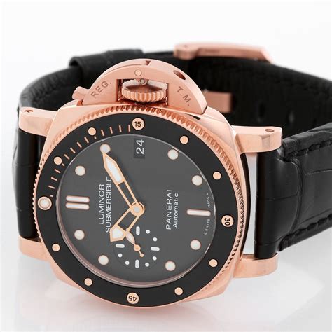 panerai submersible homagr|Panerai submersible 42mm rose gold.